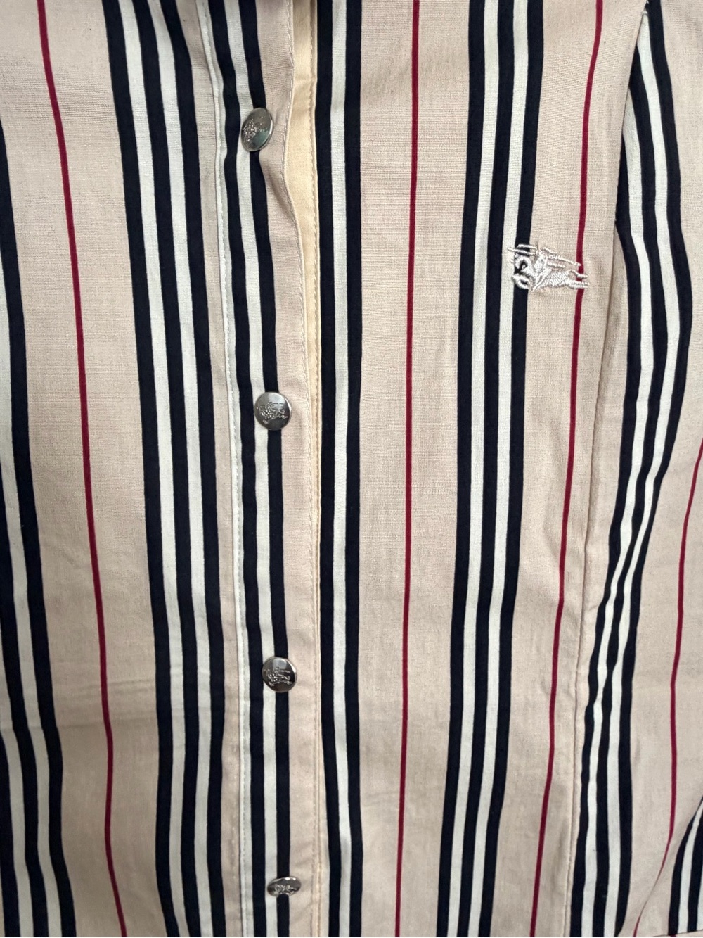 NWT Burberry Shirt Dress in Nova Check Colors - Picture 5 of 12
